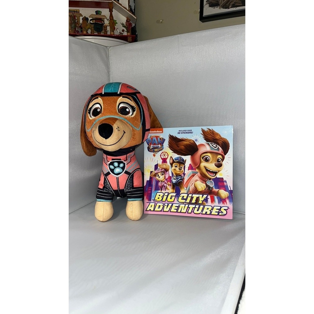 20. PAW Patrol The Movie Liberty Plush and Big City Adventures Sticker Book Set